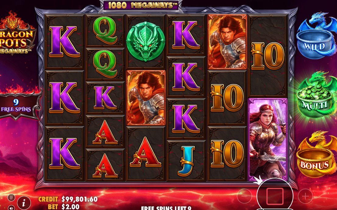 Free Spins round with active modifiers